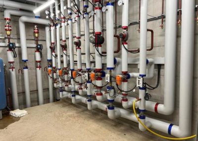 installation de chauffage pour collège, administration